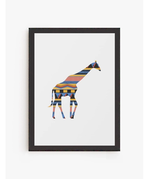 Cuadro Jirafa Étnica | Be Minimal