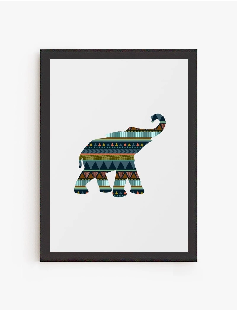 Cuadro Elefante Étnico | Be Minimal