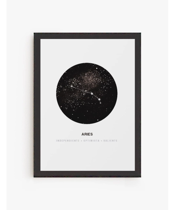 Cuadro Constelación Aries | Be Minimal Tienda de cuadros  y láminas