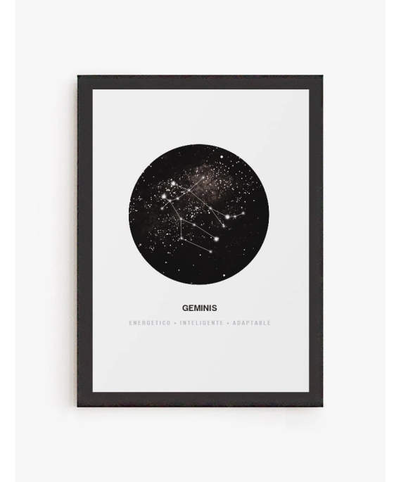 Cuadro Constelación Géminis| Be Minimal