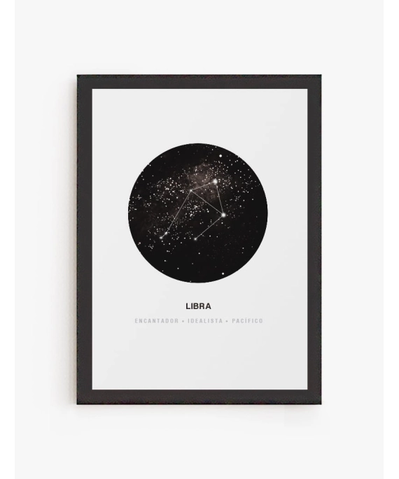 Cuadro Constelación Libra | Be Minimal