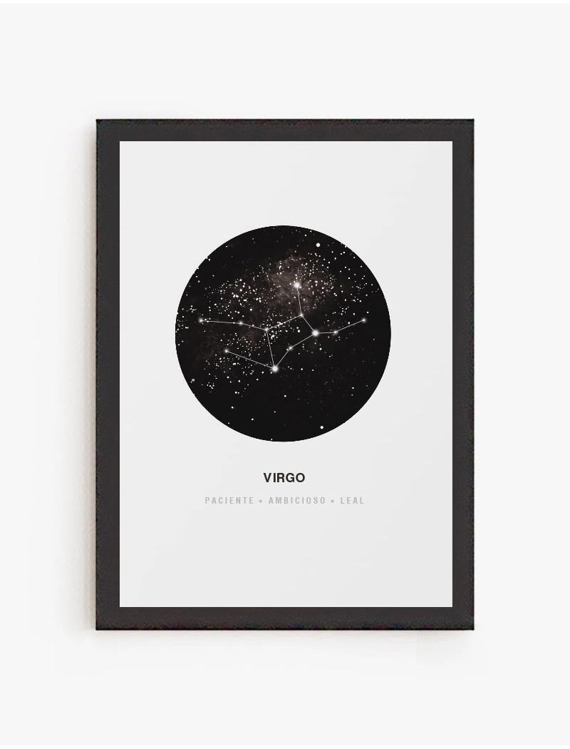 Cuadro Constelación Virgo | Be Minimal