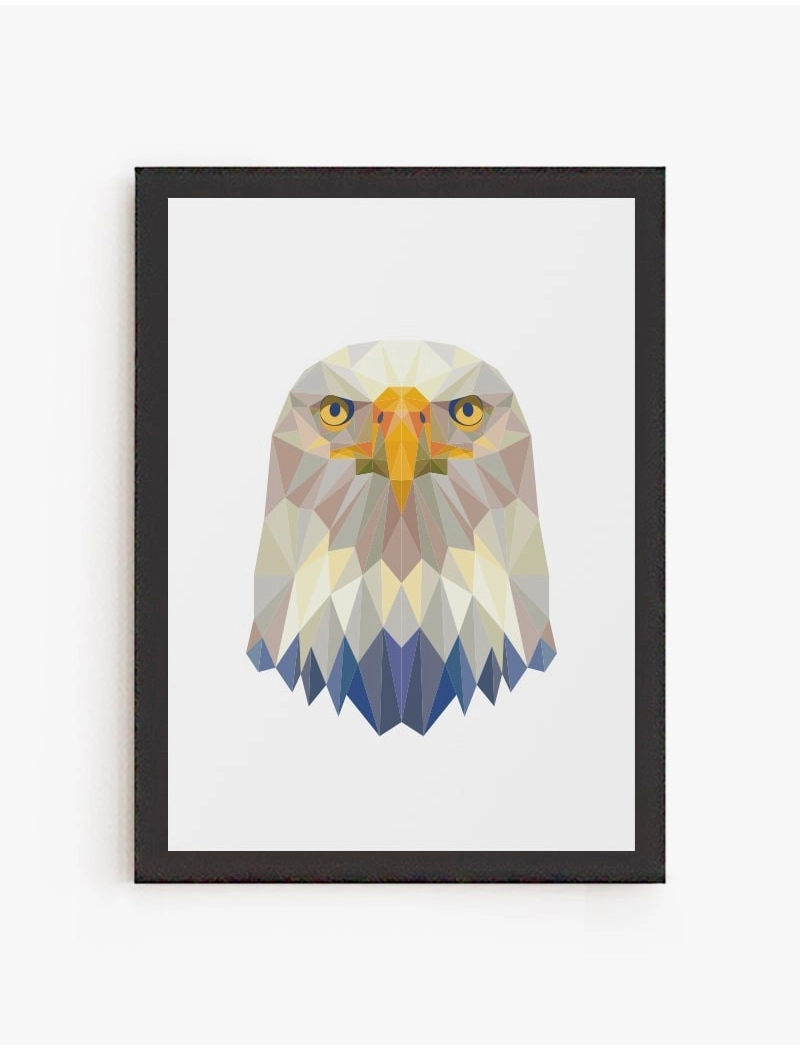 Cuadro Águila Geométrica | Be Minimal