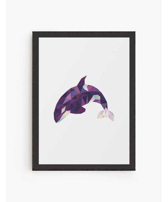 Cuadro Orca Geométrica | Be Minimal