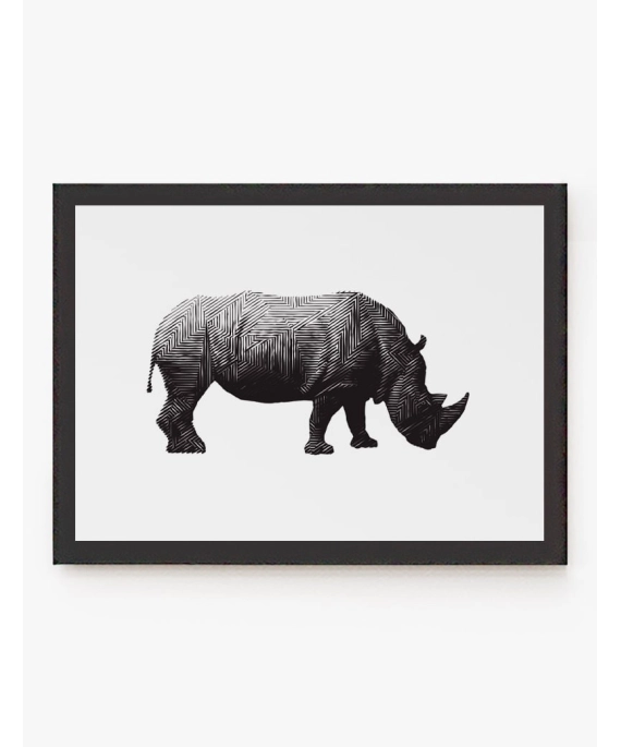 Cuadro Rinoceronte | Be Minimal