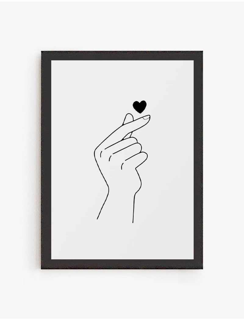 Cuadro Korean Love | Be Minimal