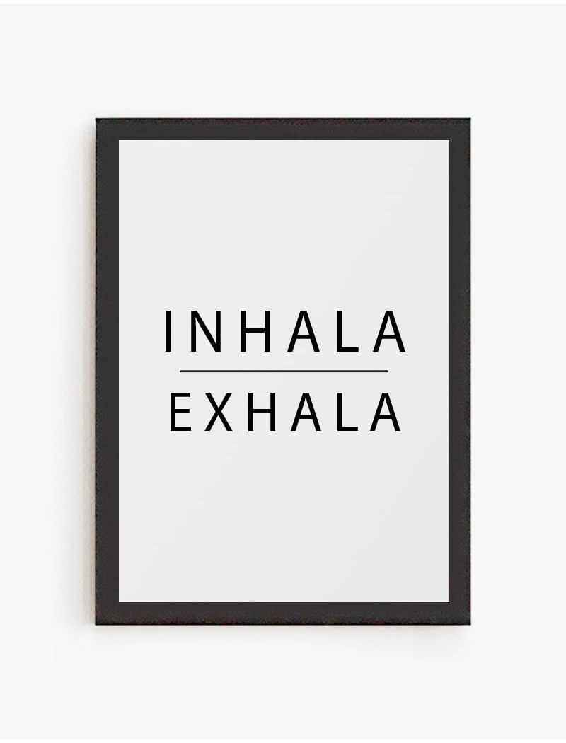 Cuadro Inhala Exhala | Be Minimal