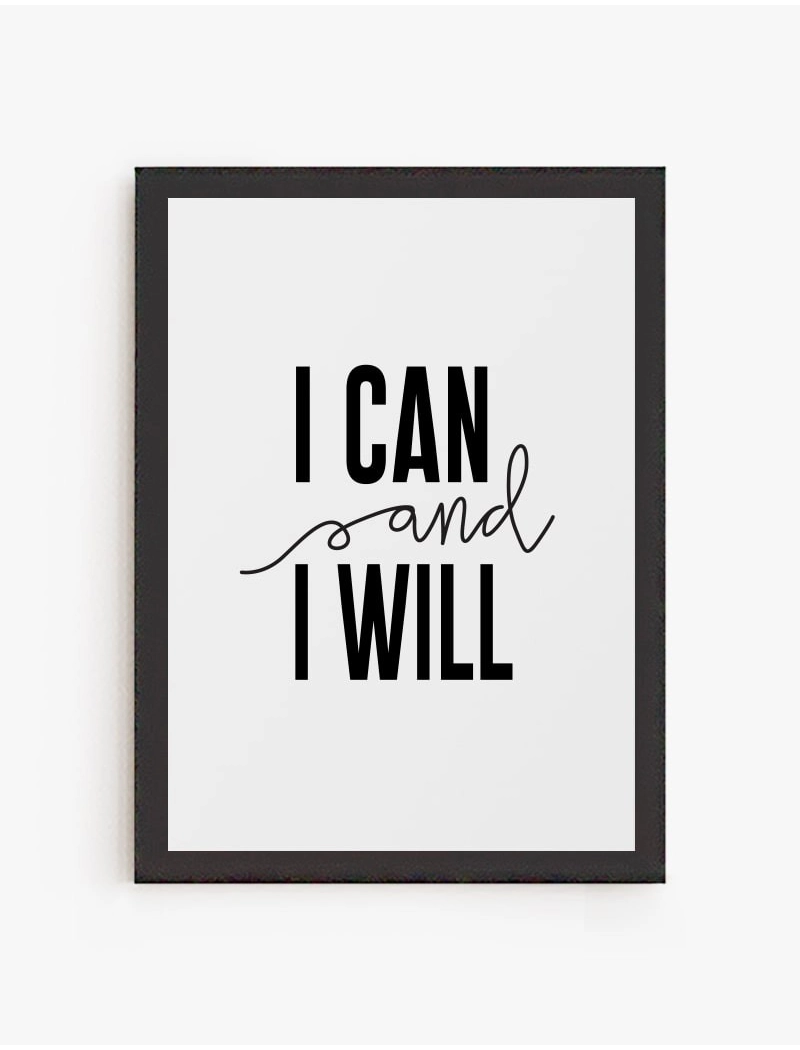 Cuadro I can and I Will | Be Minimal