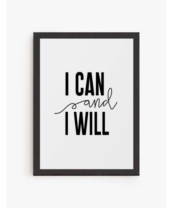 Cuadro I can and I Will | Be Minimal