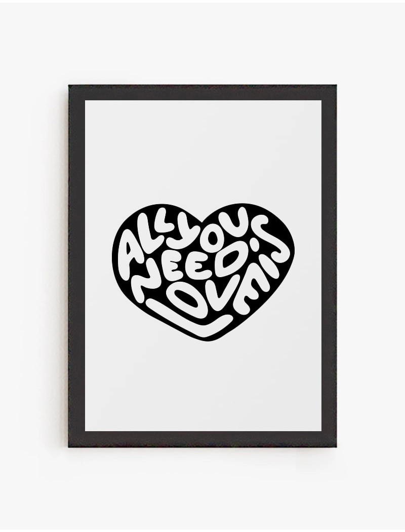 Cuadro All you need is Love | Be Minimal