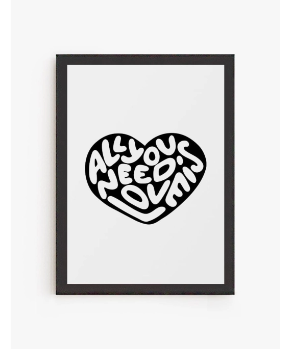 Cuadro All you need is Love | Be Minimal
