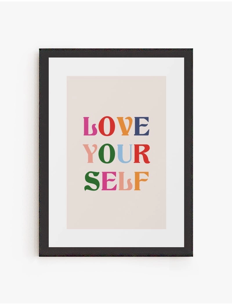 Cuadro Love your Self | Be Minimal