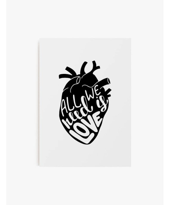 Cuadro All we need is Love | Be Minimal