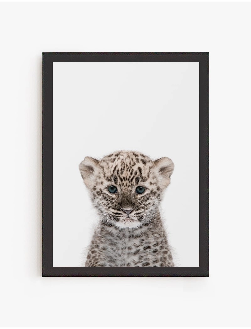 Cuadro Leopardo Bebe | Be Minimal