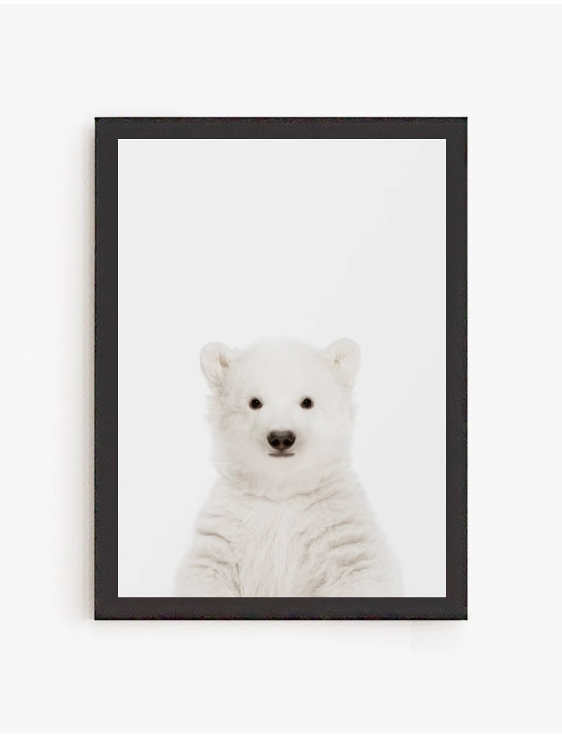 Cuadro Oso Polar Bebe | Be Minimal