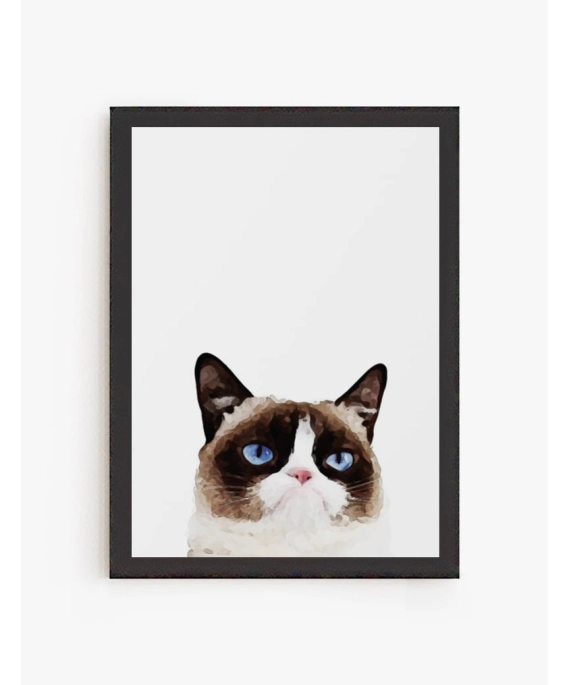 Cuadro Gato Gruñón | Be Minimal