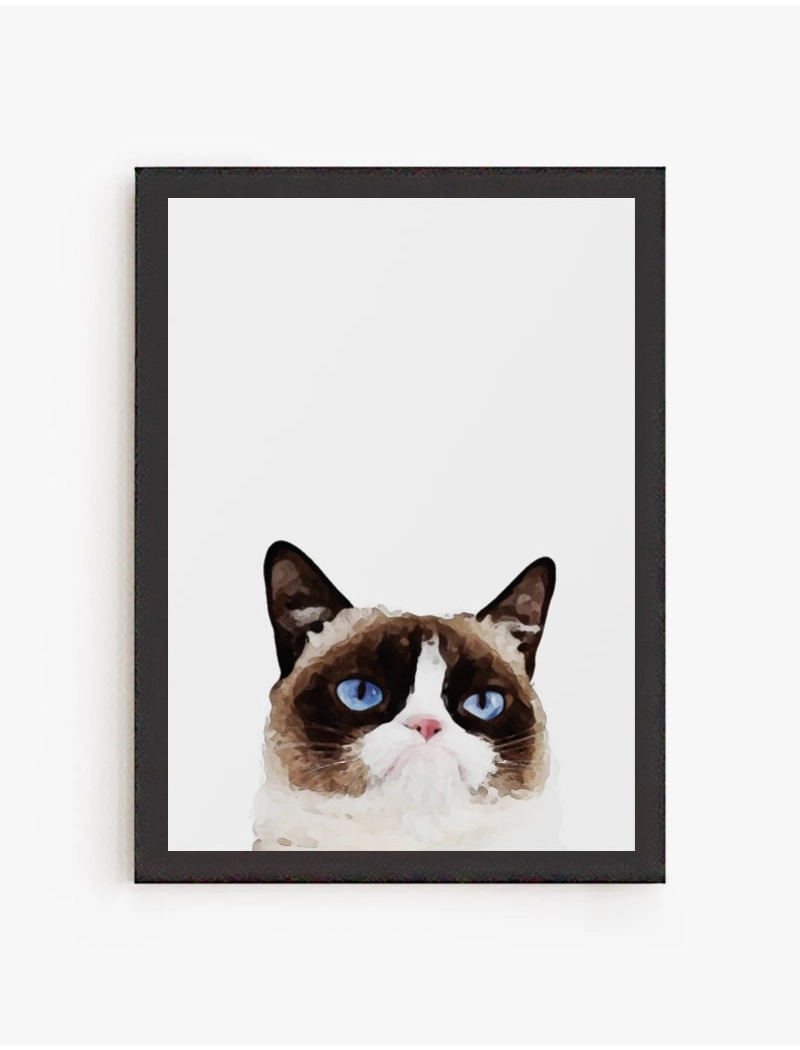 Cuadro Gato Gruñón | Be Minimal