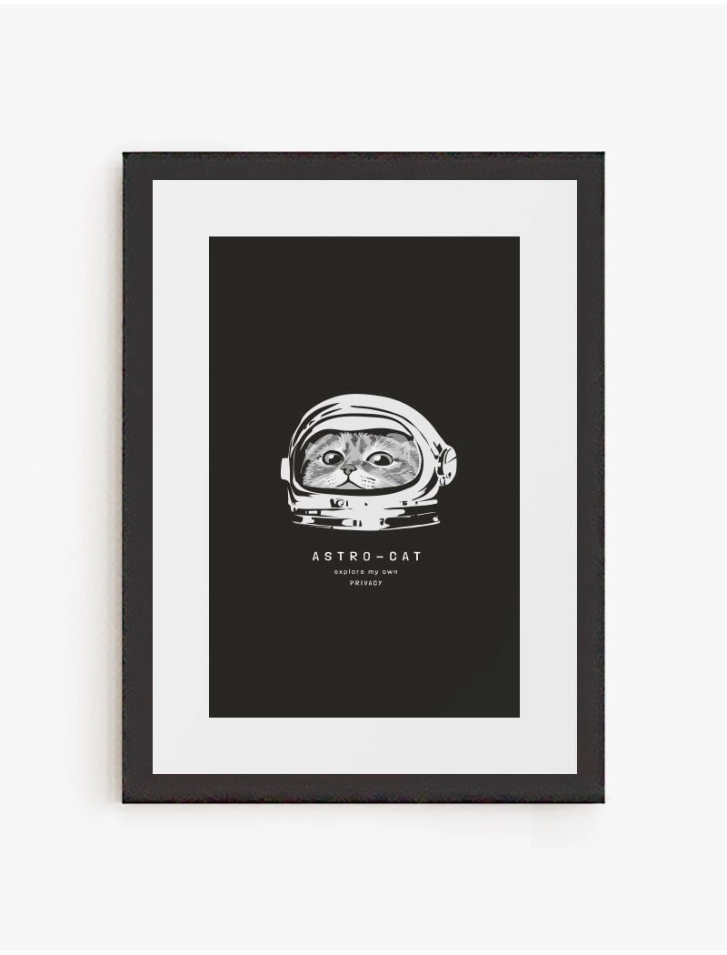Cuadro Astro Cat | Be Minimal