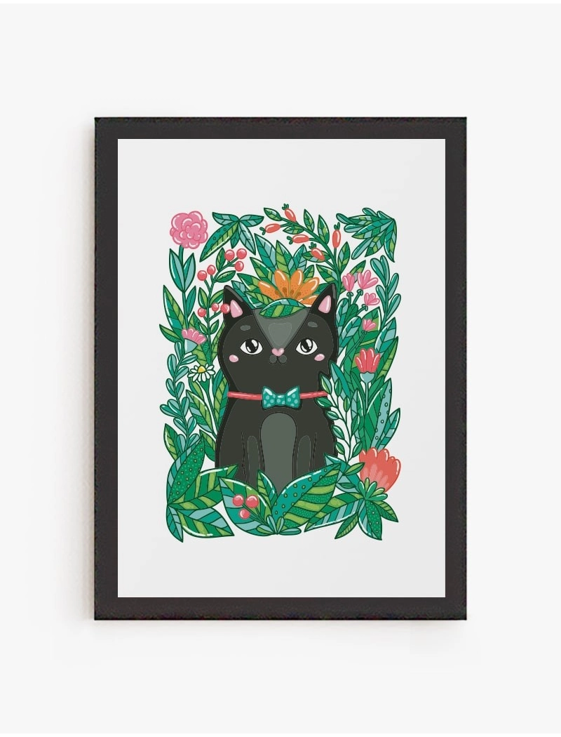 Cuadro Lindo Gatito | Be Minimal