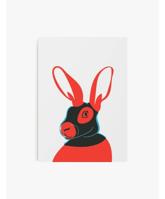 Cuadro Conejo Rebelde | Be Minimal