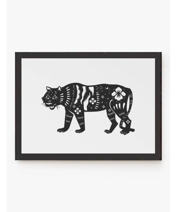 Cuadro Tigre chino | Be Minimal