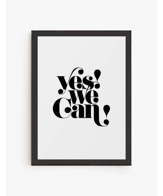 Cuadro Yes you Can | Be Minimal