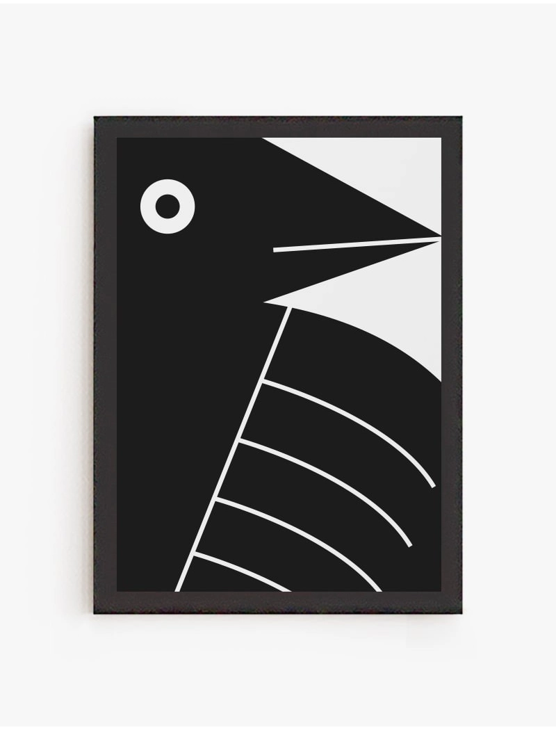 Cuadro Magic Bird | Lámina decorativa para enmarcar