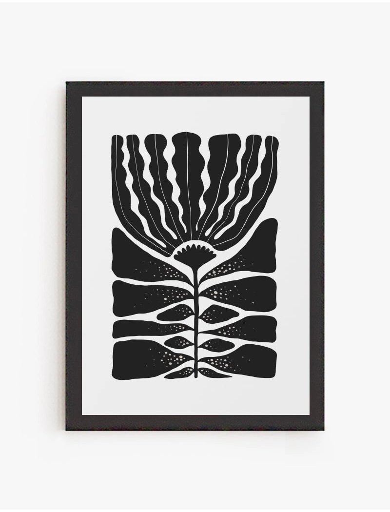 Cuadro Flower Black | Be Minimal