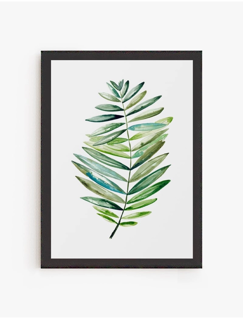 Cuadro Hoja Tropical | Be Minimal