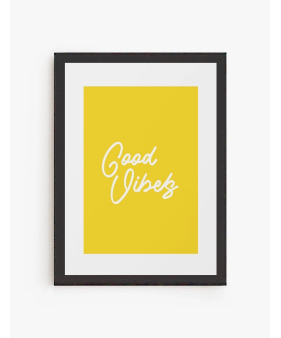 Cuadro Good Vibes | Be Minimal