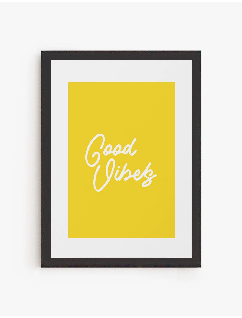 Cuadro Good Vibes | Be Minimal