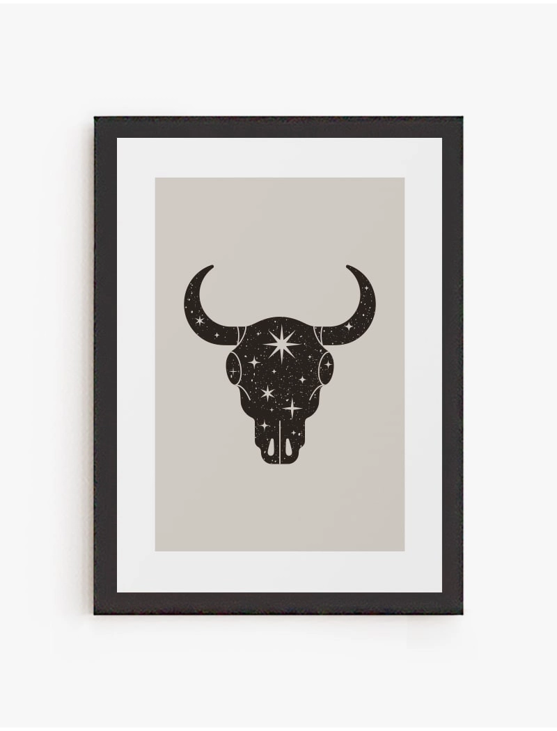 Cuadro Calavera Mística | Be Minimal