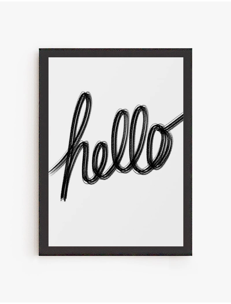 Cuadro Hello | Be Minimal