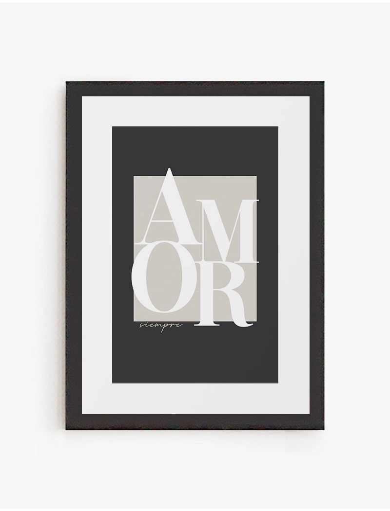 Cuadro Amor Siempre | Be Minimal