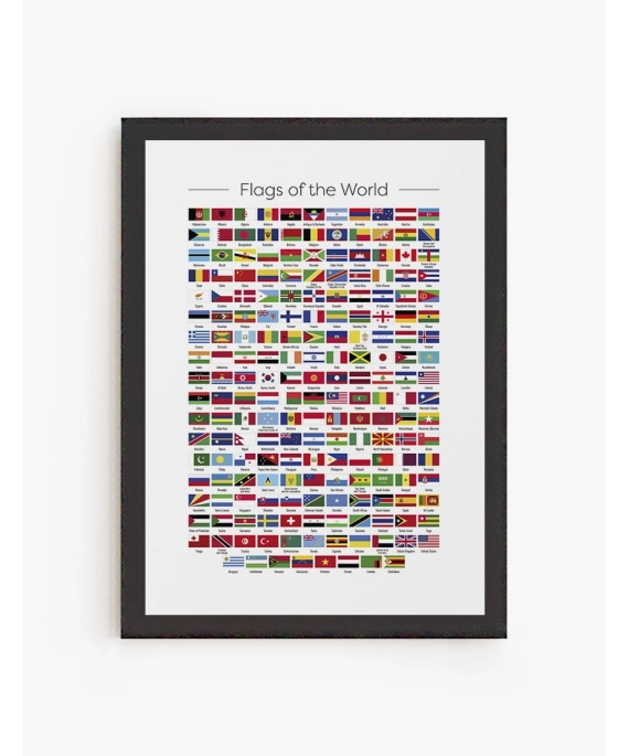Cuadro Flags of the World | Be Minimal