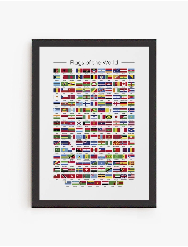 Cuadro Flags of the World | Be Minimal