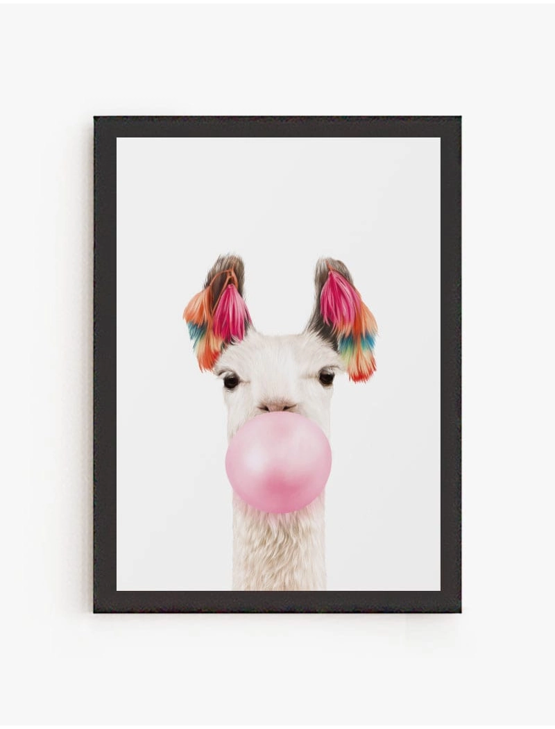 Cuadro Llama Gum | Be Minimal