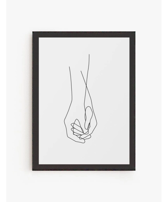Cuadro Manos Lineal | Be Minimal