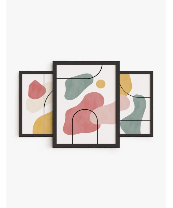 Set Cuadro Color y lineas | Be Minimal