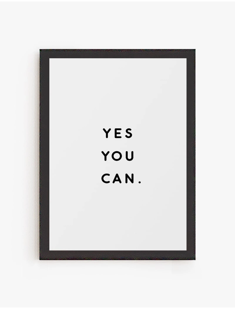 Cuadro Yes you Can | Be Minimal