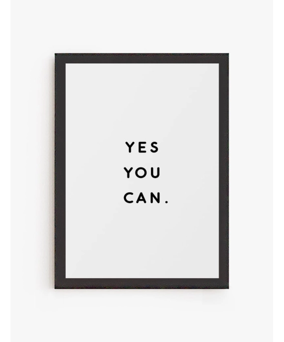 Cuadro Yes you Can | Be Minimal