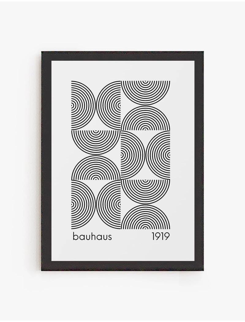 Cuadro Ecos Bauhaus | Be Minimal