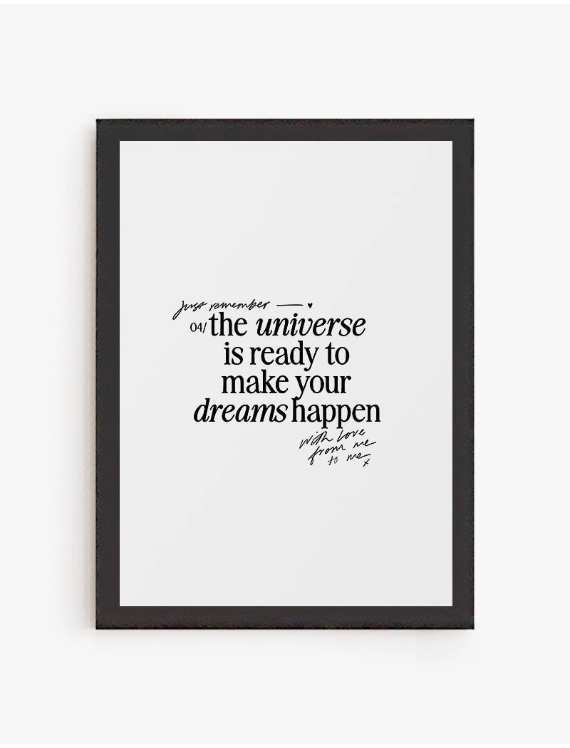 Cuadro The Universe is ready | Be Minimal