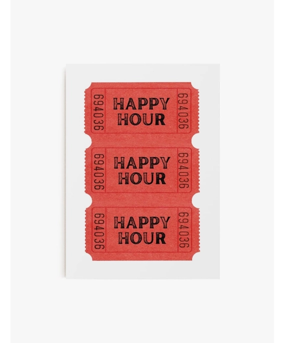 Cuadro Ticket Happy Hour | Be Minimal