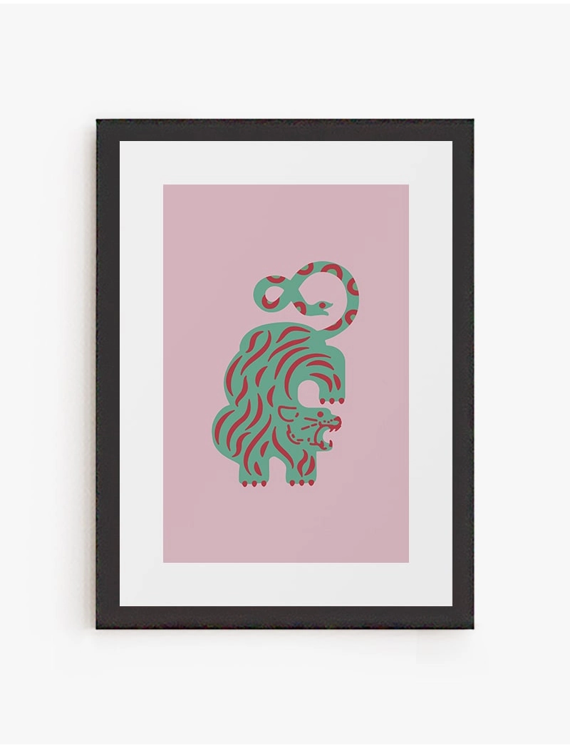Cuadro Pink Tiger | Be Minimal