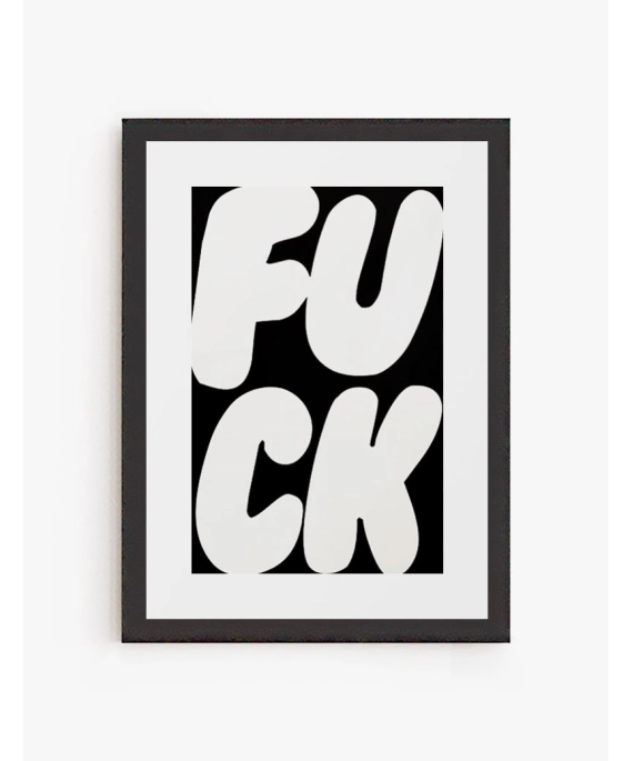 Cuadro Fuck | Be Minimal