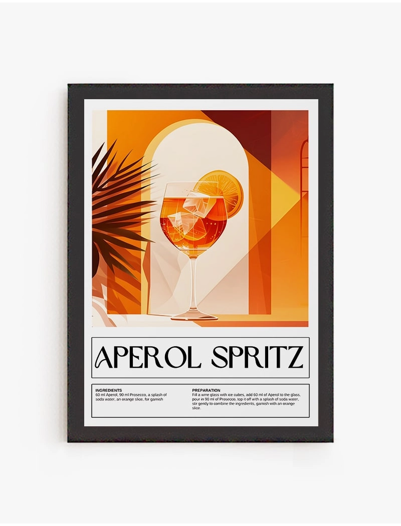 Cuadro Cóctel Aperol Spritz | Be Minimal