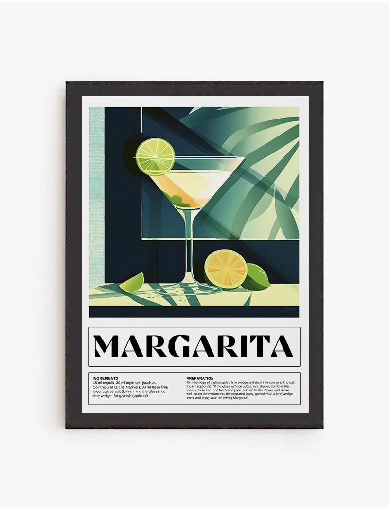 Cuadro Cóctel Margarita | Be Minimal