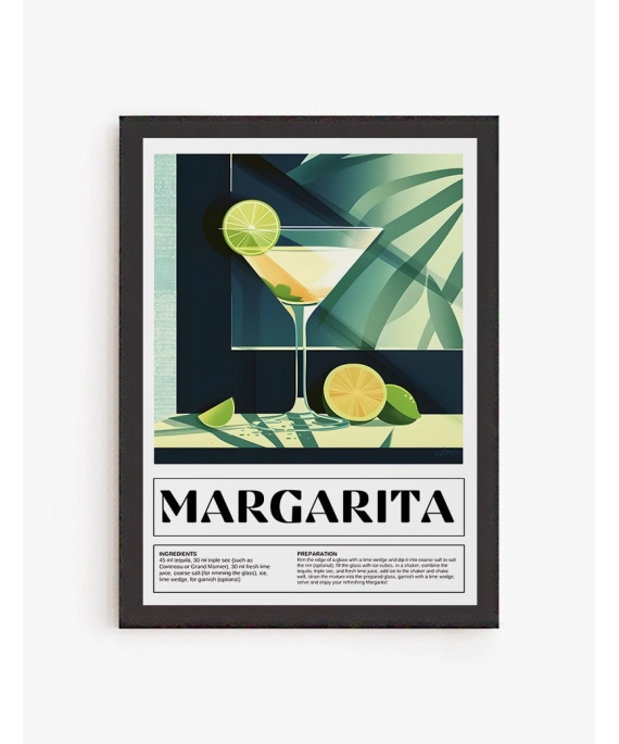 Cuadro Cóctel Margarita | Be Minimal