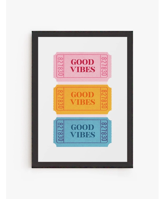 Cuadro Good Tíckets | Be Minimal